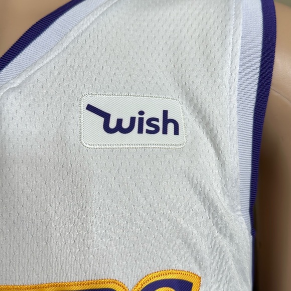 322. Kobe Bryant Lakers #24 licensed jersey size 50 new w tags Nike/wish patch - Picture 3 of 12